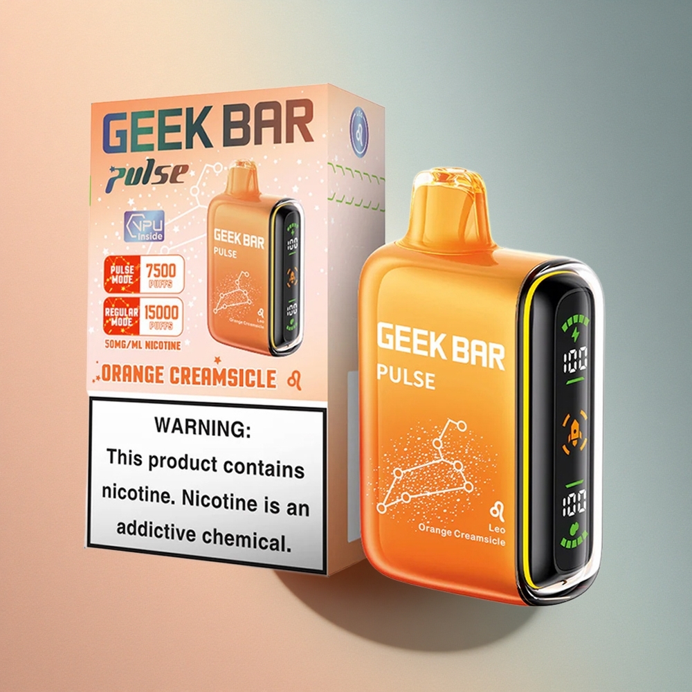 GEEK BAR Pulse 15000 Puffs Sodiaagiväljaanne 16ML Nikotiiniga 650mAh