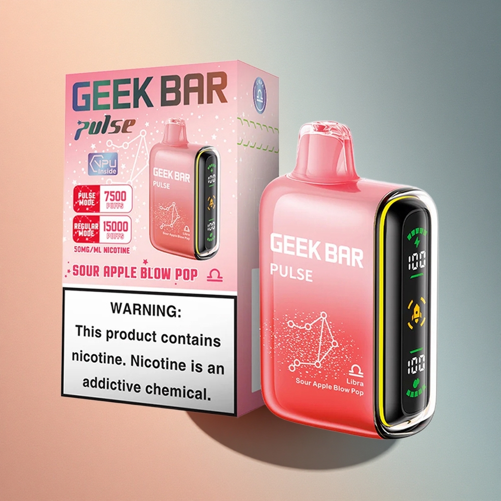 GEEK BAR Pulse 15000 Puffs Sodiaagiväljaanne 16ML Nikotiiniga 650mAh
