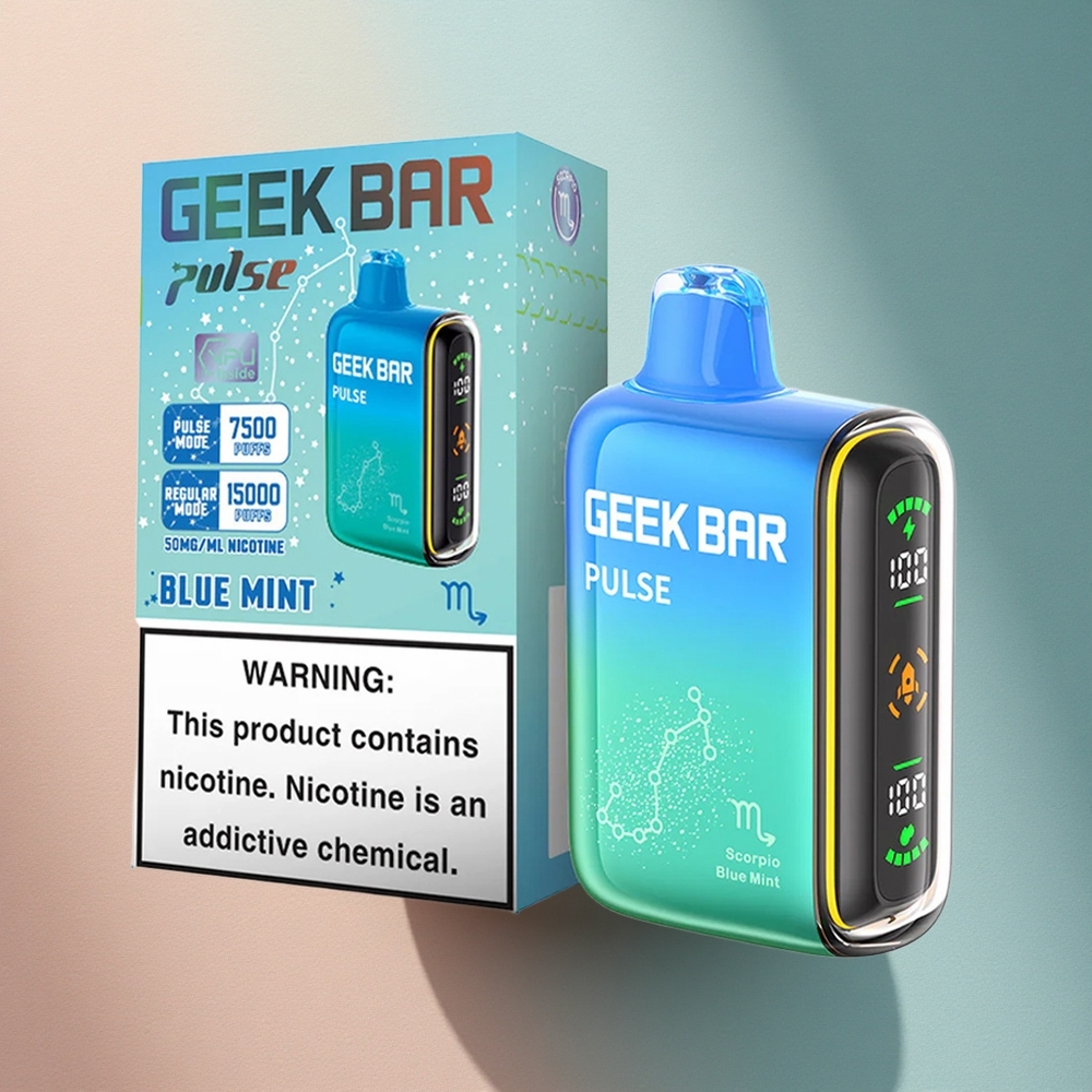 GEEK BAR Pulse 15000 Puffs Sodiaagiväljaanne 16ML Nikotiiniga 650mAh