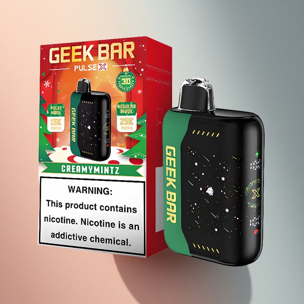 GEEK BAR Pulse X 25000 Puffs Jõuluedition 18mL Nikotiin 0-5%