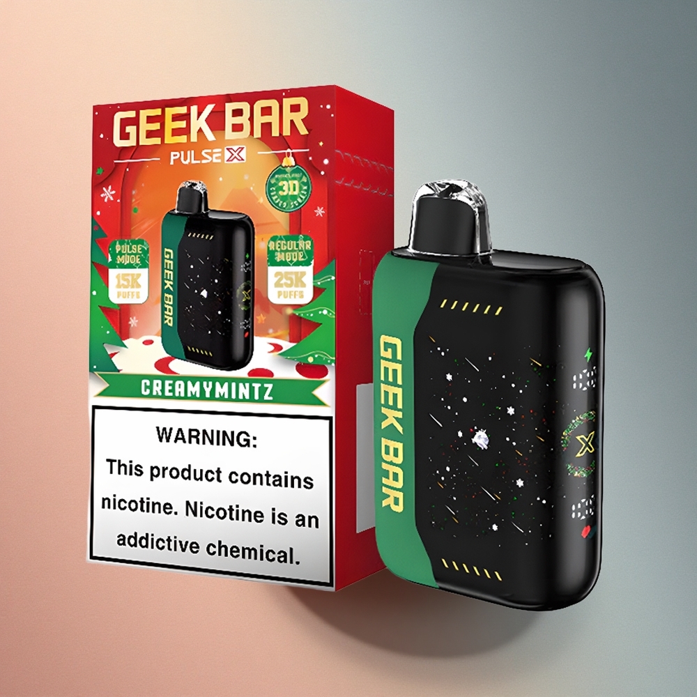 GEEK BAR Pulse X 25000 Puffs Jõuluedition 18mL Nikotiin 0-5%
