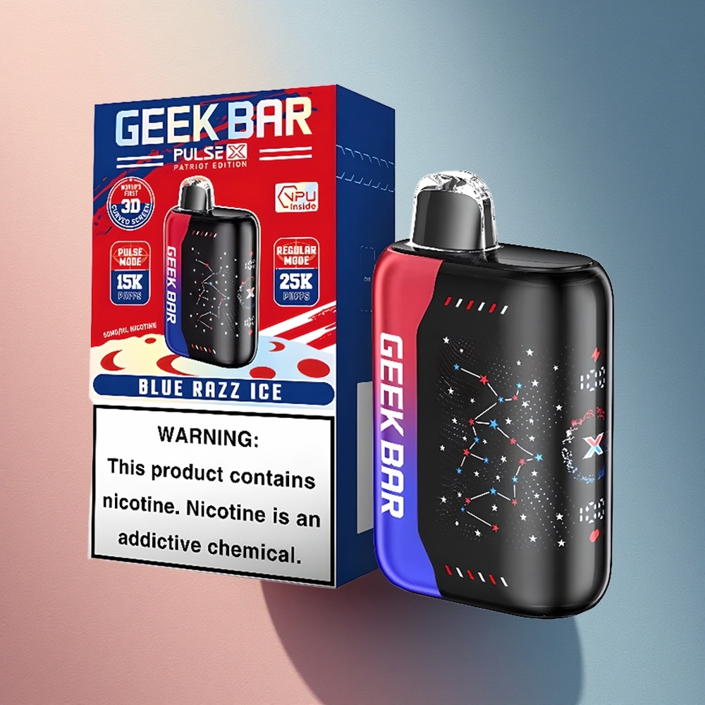 GEEK BAR Pulse X 25000 Puffs Patriidi Väljaanne Nikotiin 0-5% 18mL Kahekordne Võrk