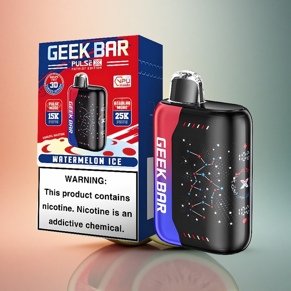 GEEK BAR Pulse X 25000 Puffs Patriidi Väljaanne Nikotiin 0-5% 18mL Kahekordne Võrk