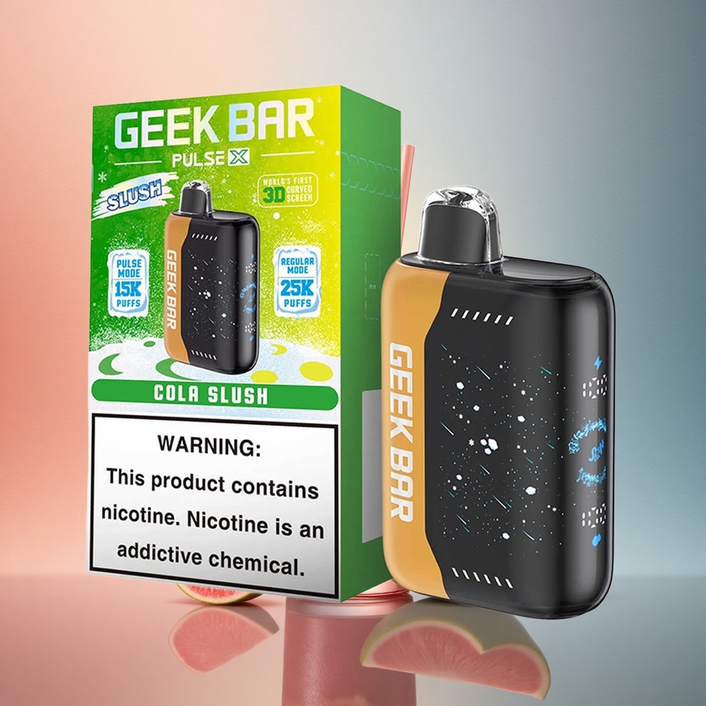 GEEK BAR Pulse X 25000 Puffs Slush Edition 18mL Nikotiiniga 3D Ekraaniga