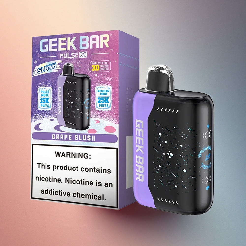GEEK BAR Pulse X 25000 Puffs Slush Edition 18mL Nikotiiniga 3D Ekraaniga