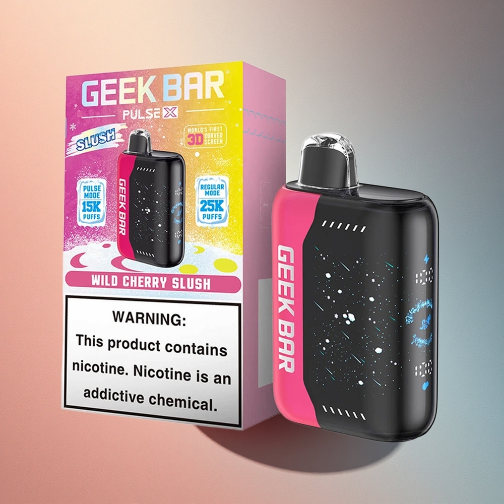 GEEK BAR Pulse X 25000 Puffs Slush Edition 18mL Nikotiiniga 3D Ekraaniga