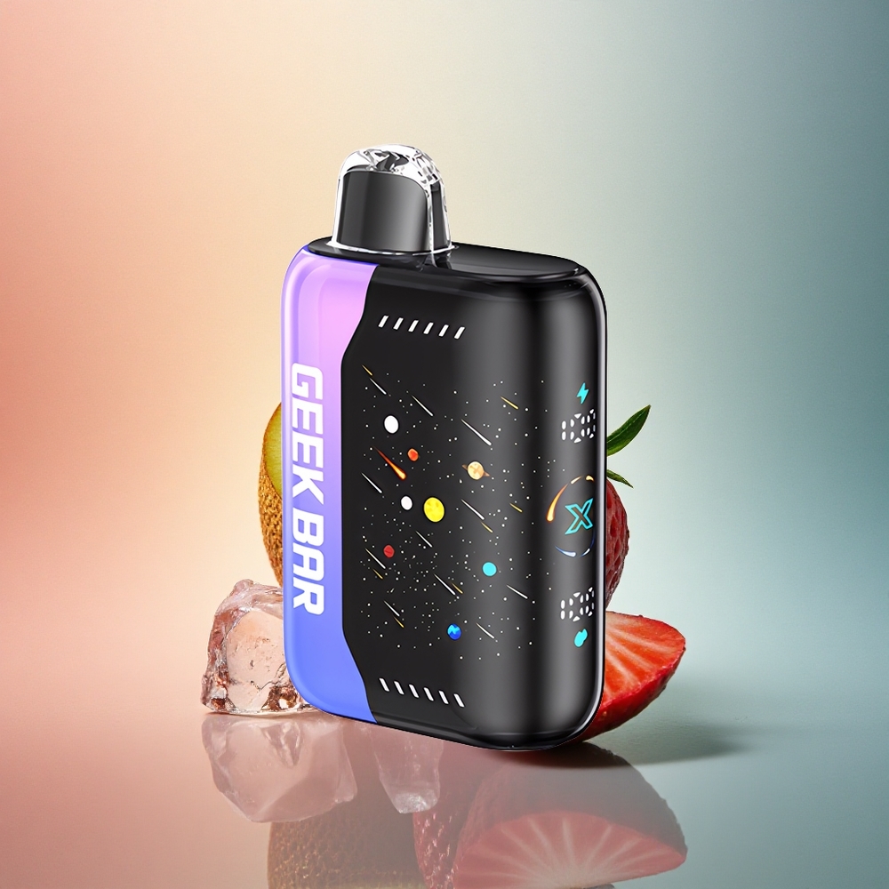 GEEK BAR Pulse X 42K Puffs Meteor Edition Maasika-Kiivi Jää 820mAh 5% nikotiini