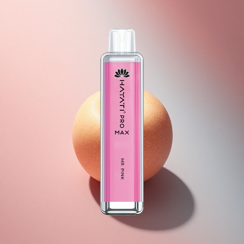 Hayati Pro Max 4000 Puffs Hr Roosa Dual 1.1 Ohm 1400mAh Taastlaaditav