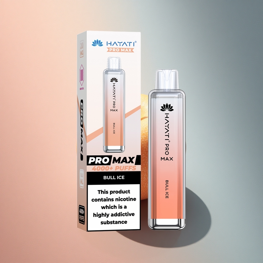 Hayati Pro Max 4000 Puffs Jäärebane 1400mAh Dual Coil 2ml