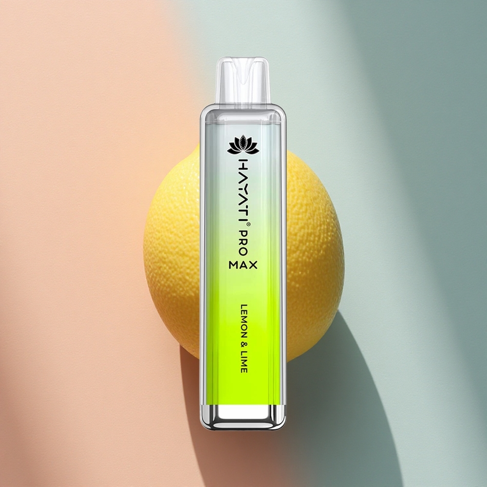Hayati Pro Max 4000 Puffs Limon & Laim Rechargeable 1400mAh Nikotiinitugevusega 2%,5%