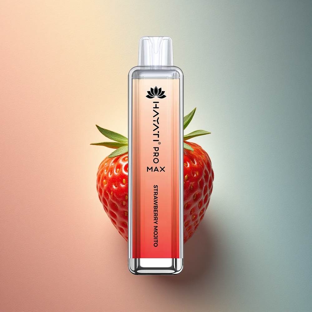 Hayati Pro Max 4000 Puffs Maasika-Mojito 2% Nikotiini 1400mAh