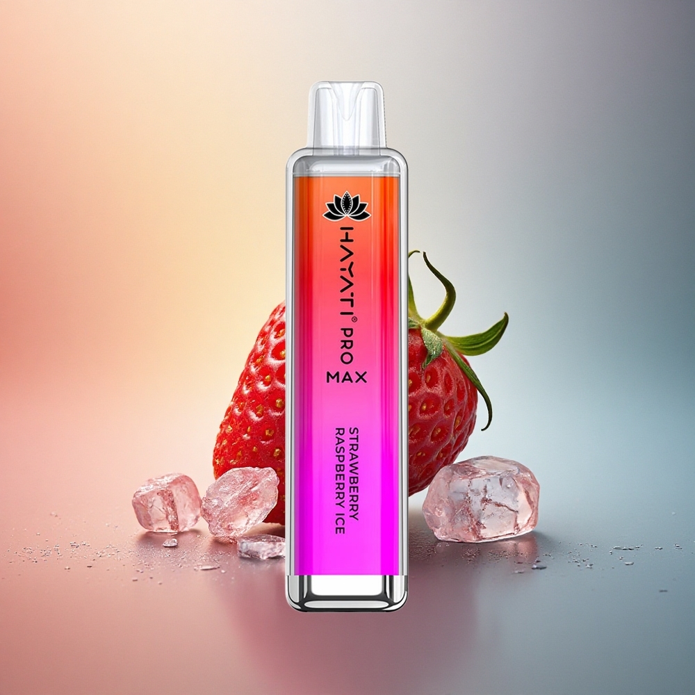 Hayati Pro Max 4000 Puffs Maasika-Vaarikas Jää 5% Nikotiini 1400mAh