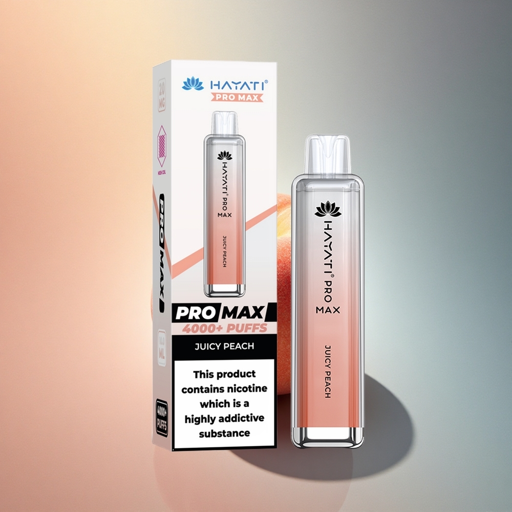 Hayati Pro Max 4000 Puffs Mahlakas Virsik 1400mAh 2ml