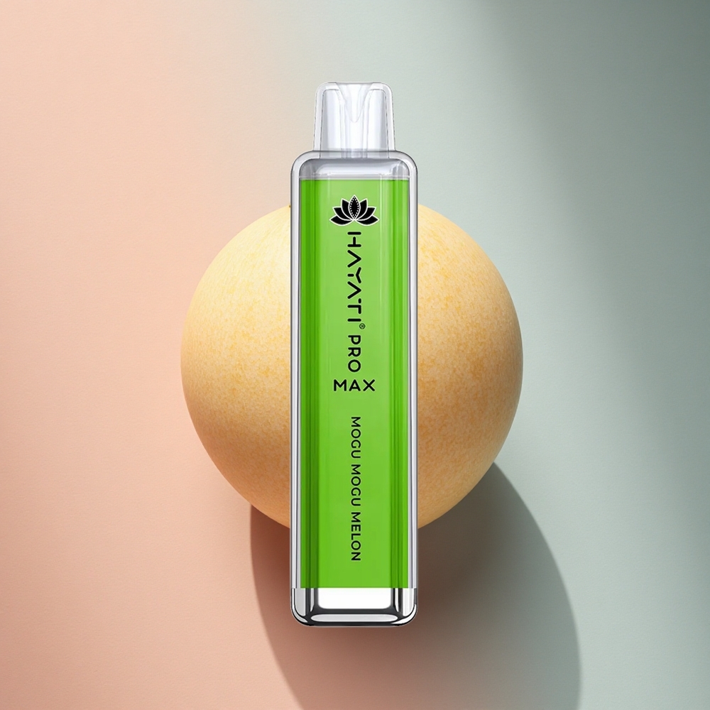 Hayati Pro Max 4000 Puffs Mogu Mogu Melon 2% Nikotiini 1400mAh