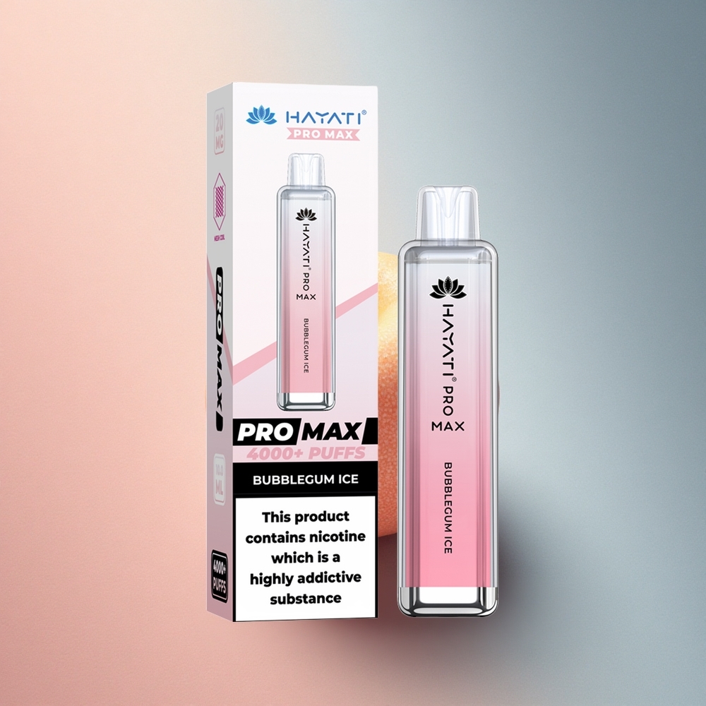 Hayati Pro Max 4000 Puffs Mullikommijää 2% nikotiini 1400mAh