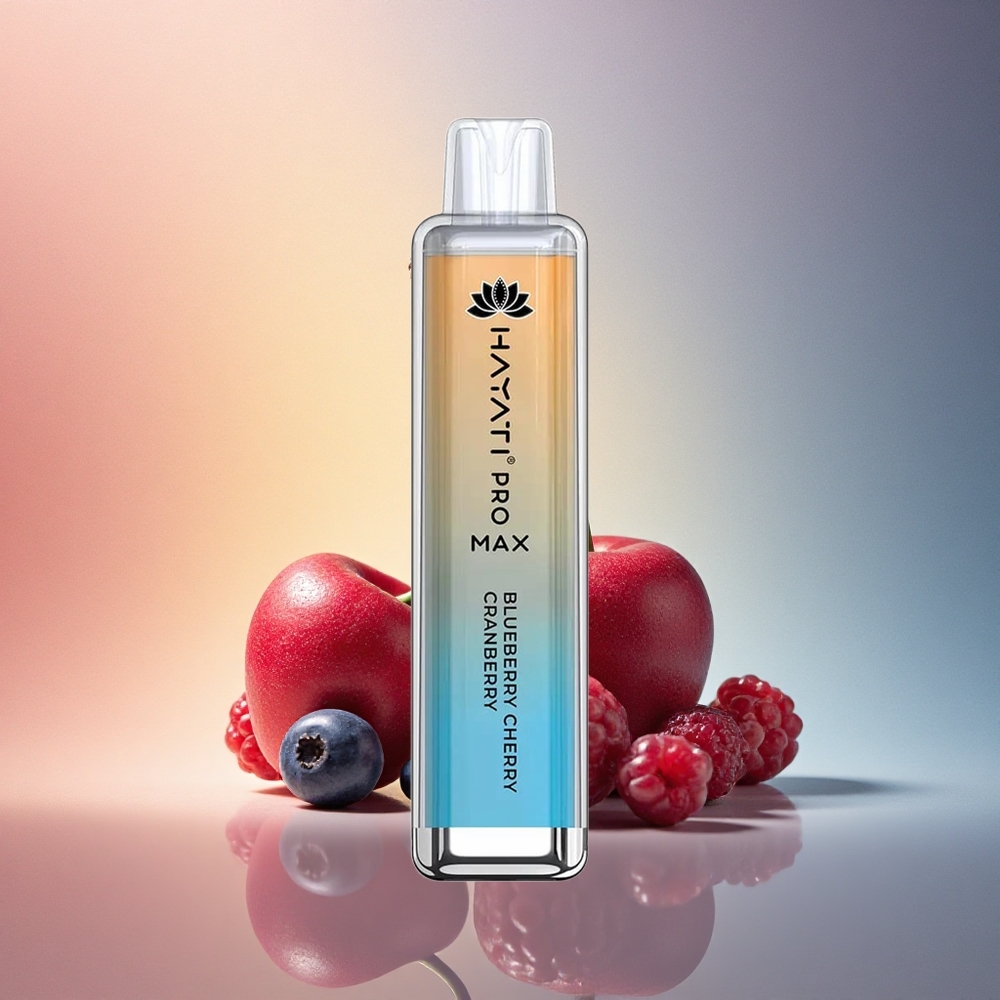 Hayati Pro Max 4000 Puffs Mustika Sinimustikas Jõhvikas 2% nikotiini 1400mAh aku