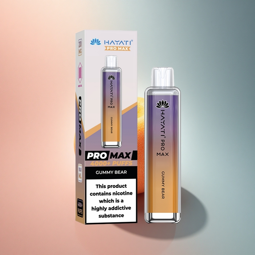Hayati Pro Max 4000 Puffs Nägemiskummikaru 1400mAh 2ml