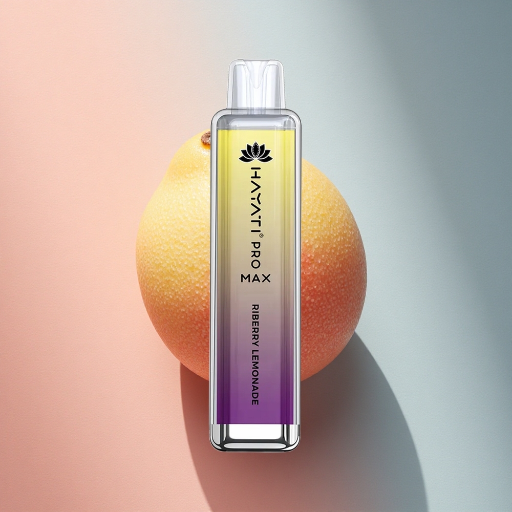 Hayati Pro Max 4000 Puffs Riberry Sidrunivesi 2% Nikotiini 1400mAh