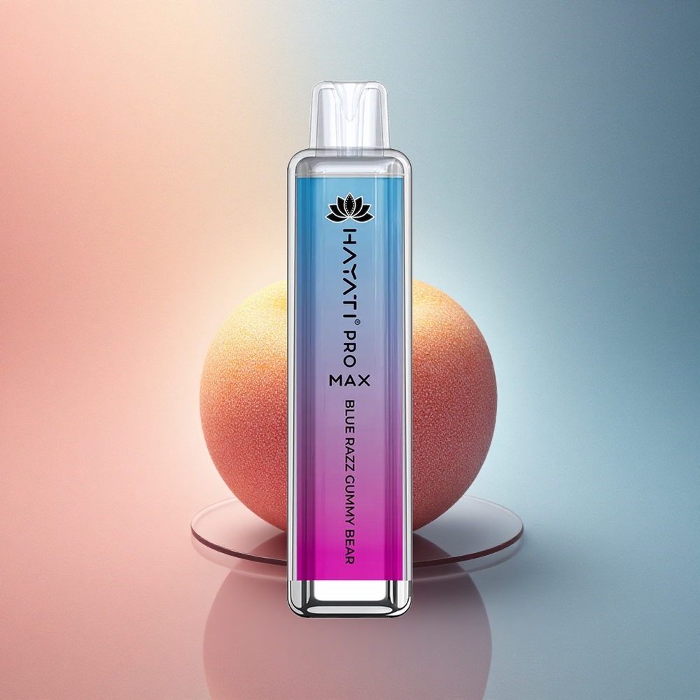 Hayati Pro Max 4000 Puffs Sinine Rammusgummikaru 5% Nikotiini 1400mAh