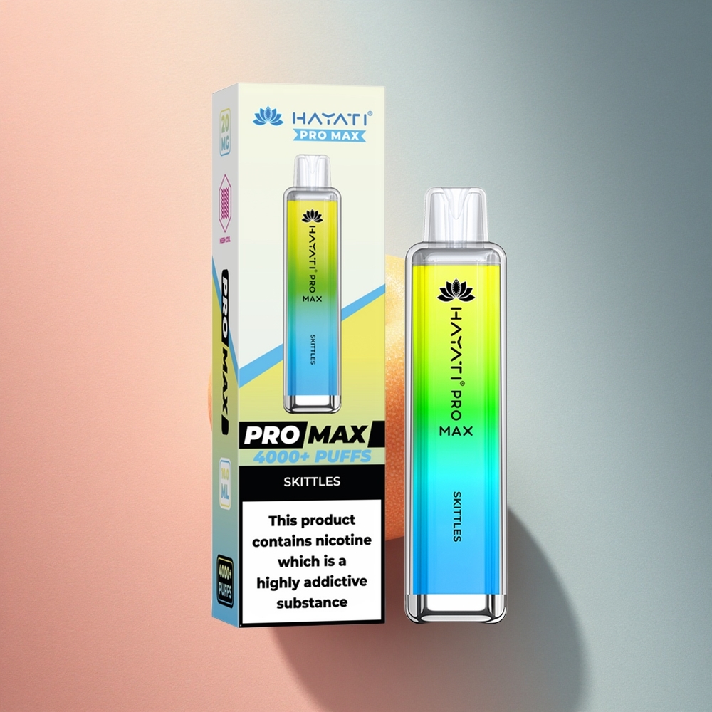Hayati Pro Max 4000 Puffs Skittles Dual Coil 1400mAh