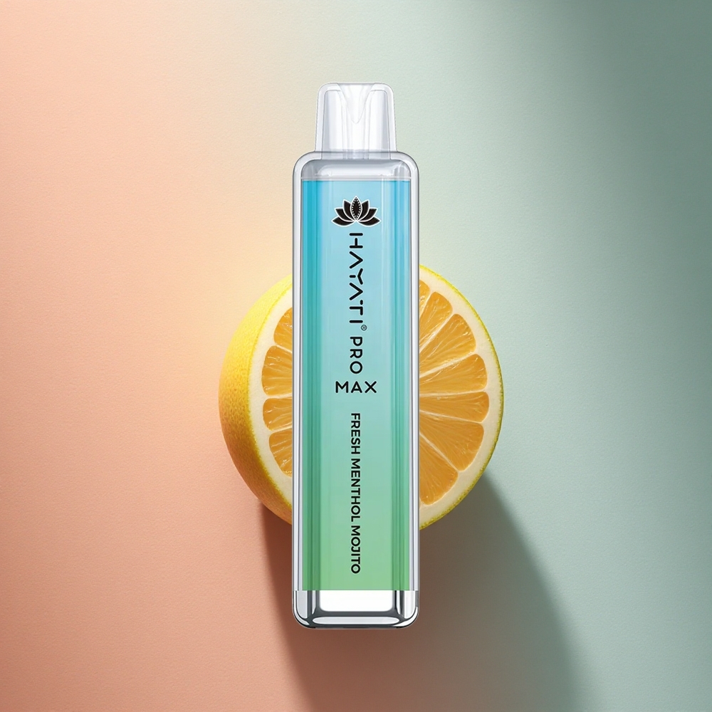 Hayati Pro Max 4000 Puffs Värske Metool-Mojito 5% nikotiini 1400mAh aku