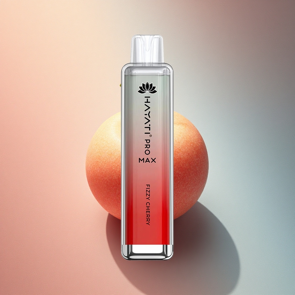 Hayati Pro Max 4000 Puffs Värskekirsiga Koos 1400mAh Akuga ja 5% Nikotiiniga