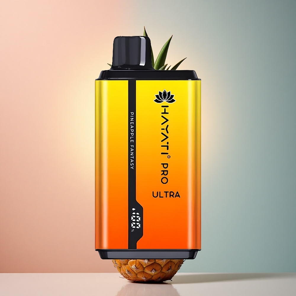 Hayati Pro Ultra 15000 Puffs Ananass Fantoom 850mAh 2% nikotiini