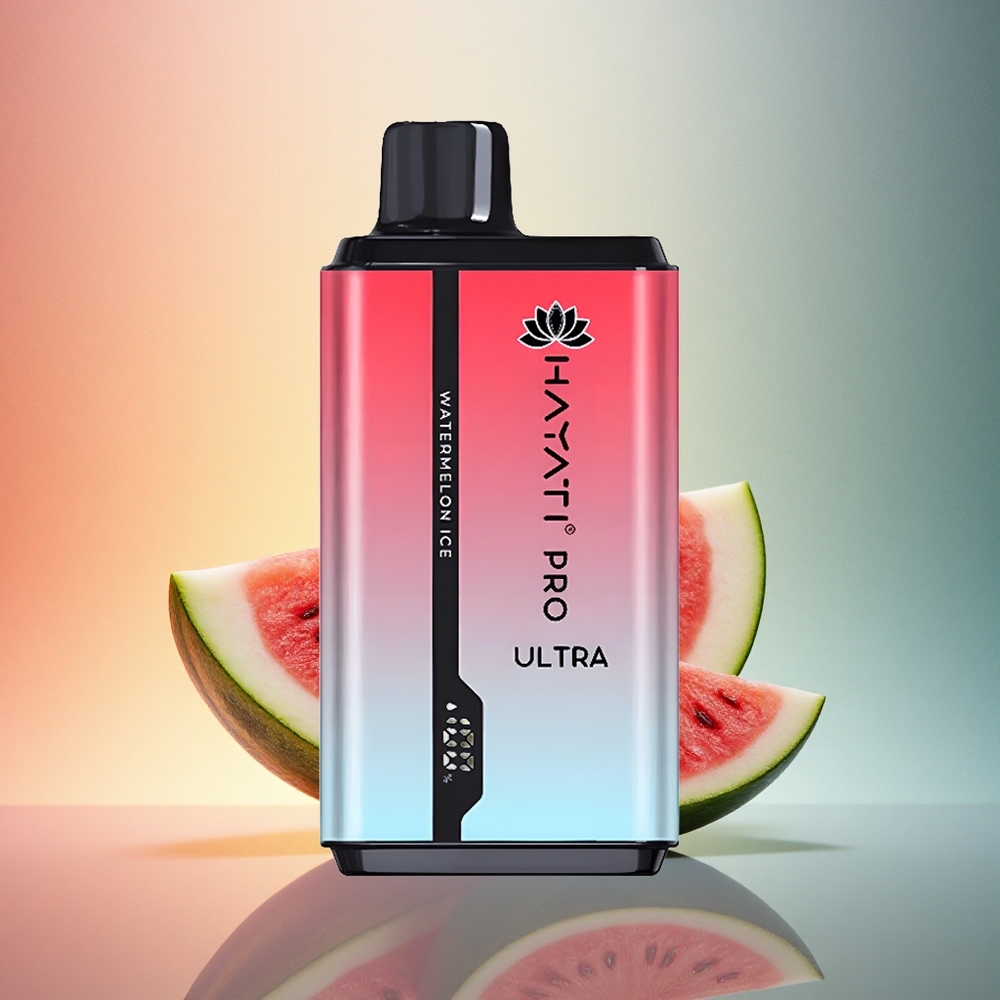 Hayati Pro Ultra 15000 Puffs Arbuusi Jää 850mAh 2% nikotiini