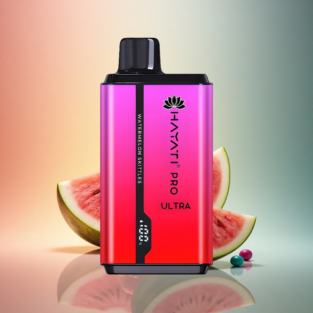 Hayati Pro Ultra 15000 Puffs Arbuusi Skittles 850mAh 2% nikotiini