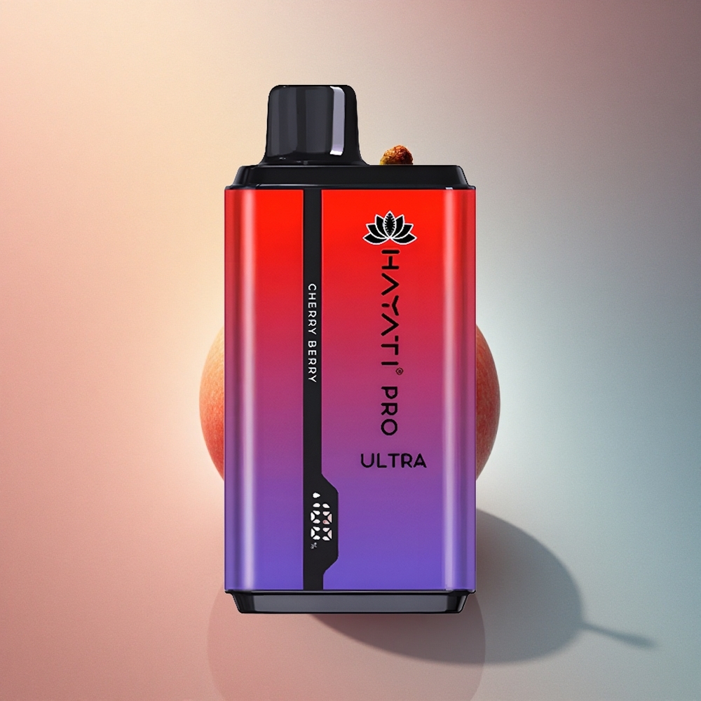 Hayati Pro Ultra 15000 Puffs Kirss-Marja 850mAh 2% nikotiini