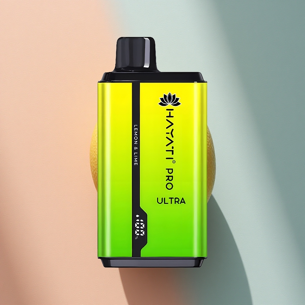 Hayati Pro Ultra 15000 Puffs Lääts & Laim 850mAh 24ml 2% nikotiini