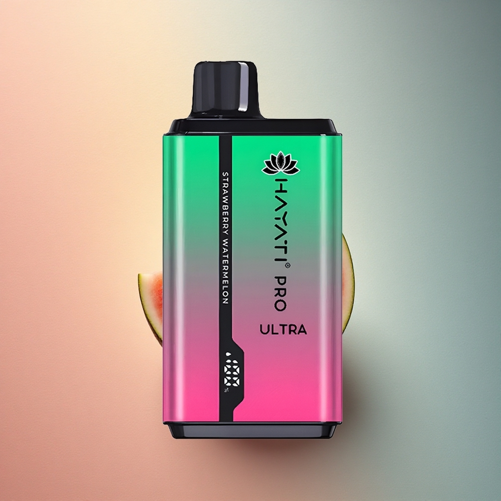 Hayati Pro Ultra 15000 Puffs Maasika-Arbuusi 850mAh 2% nikotiini