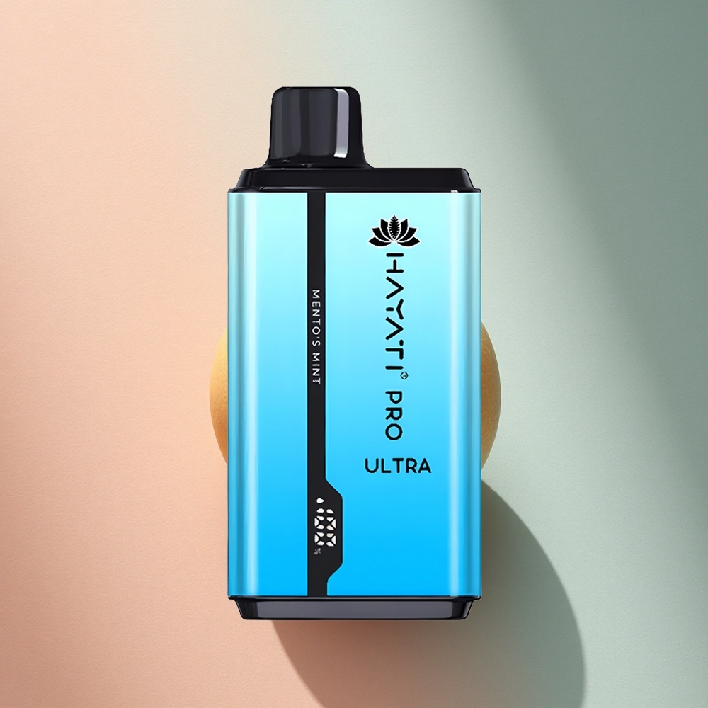 Hayati Pro Ultra 15000 Puffs Mentos'Münt 850mAh 2% nikotiini