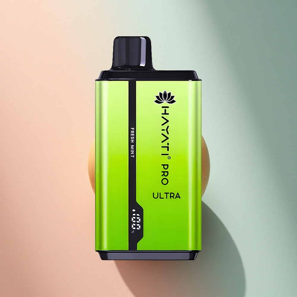 Hayati Pro Ultra 15000 Puffs Värske Münt 850mAh 2% nikotiini