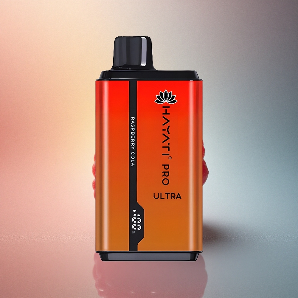 Hayati Pro Ultra 15000 Puffs Vaarika Kola 850mAh 2% nikotiini