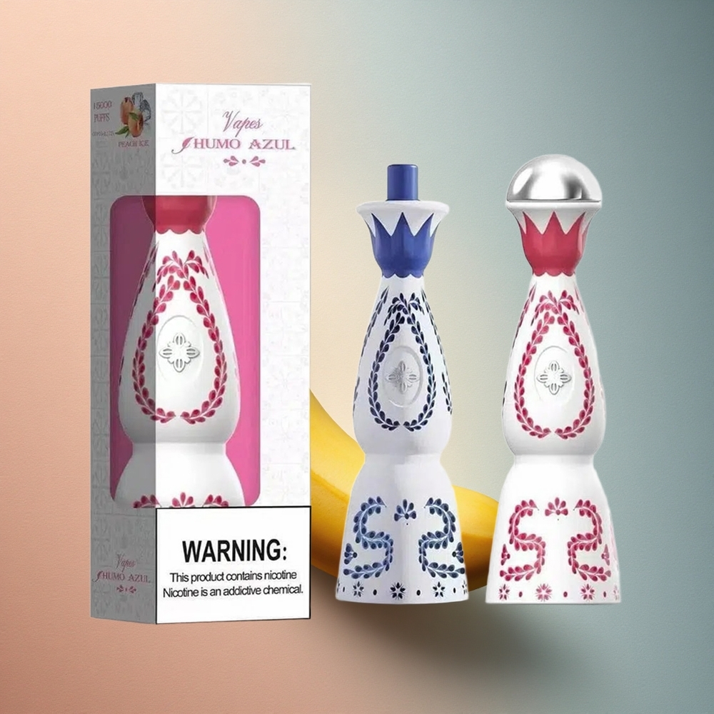 Humo Azul 15000 Puffs Banaan 5% nikotiini 500mAh
