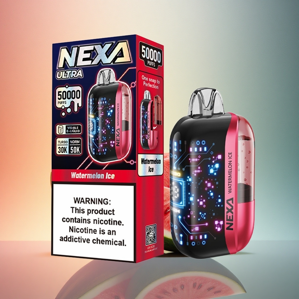 NEXA Ultra 50000 Puffs Arbuusi Jää 20ml 5% nikotiini 800mAh