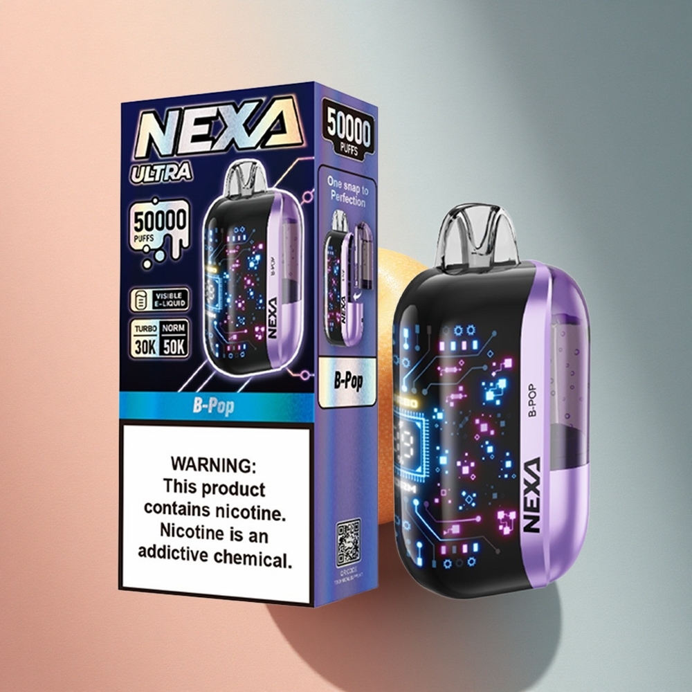 NEXA Ultra 50000 Puffs B-Pop 20ml 800mAh 5% nikotiini