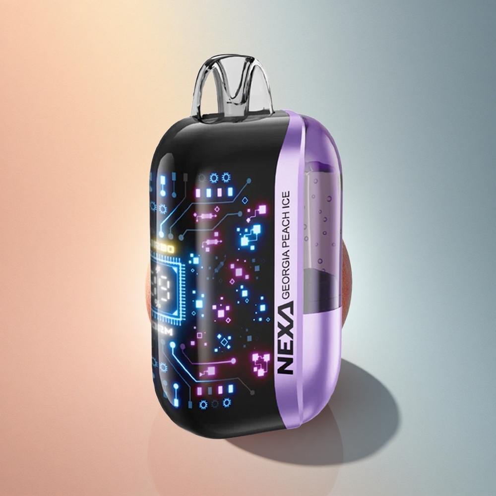 NEXA Ultra 50000 Puffs Georgia Virsikujäätis 5% nikotiini 800mAh aku