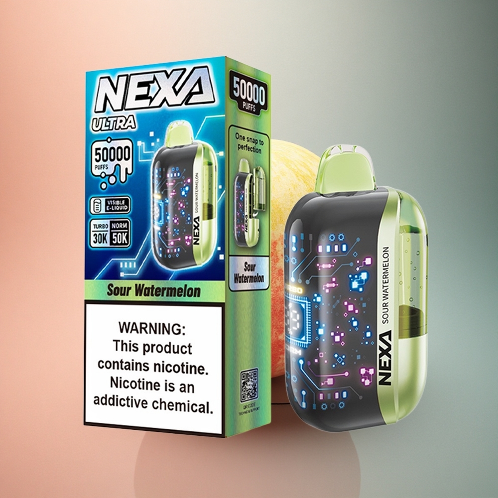 NEXA Ultra 50000 Puffs Hapu-Arbuusi 5% Nikotiini 800mAh