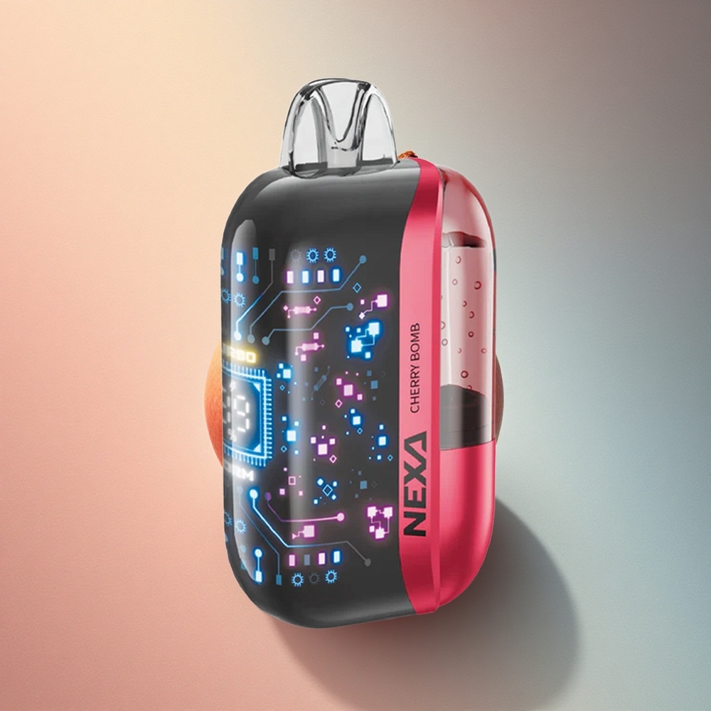 NEXA Ultra 50000 Puffs Kirsik Bomp 20ml 5% nikotiini 800mAh