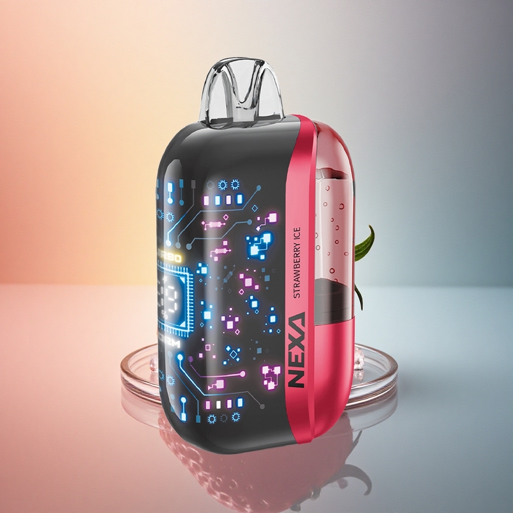 NEXA Ultra 50000 Puffs Maasikajää 20ml 800mAh 5% nikotiini