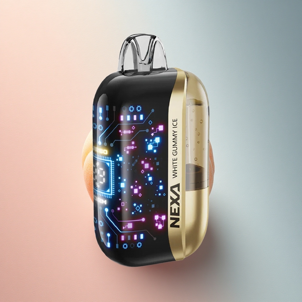 NEXA Ultra 50000 Puffs Valge Gummi Jää 20ml 5% nikotiini 800mAh