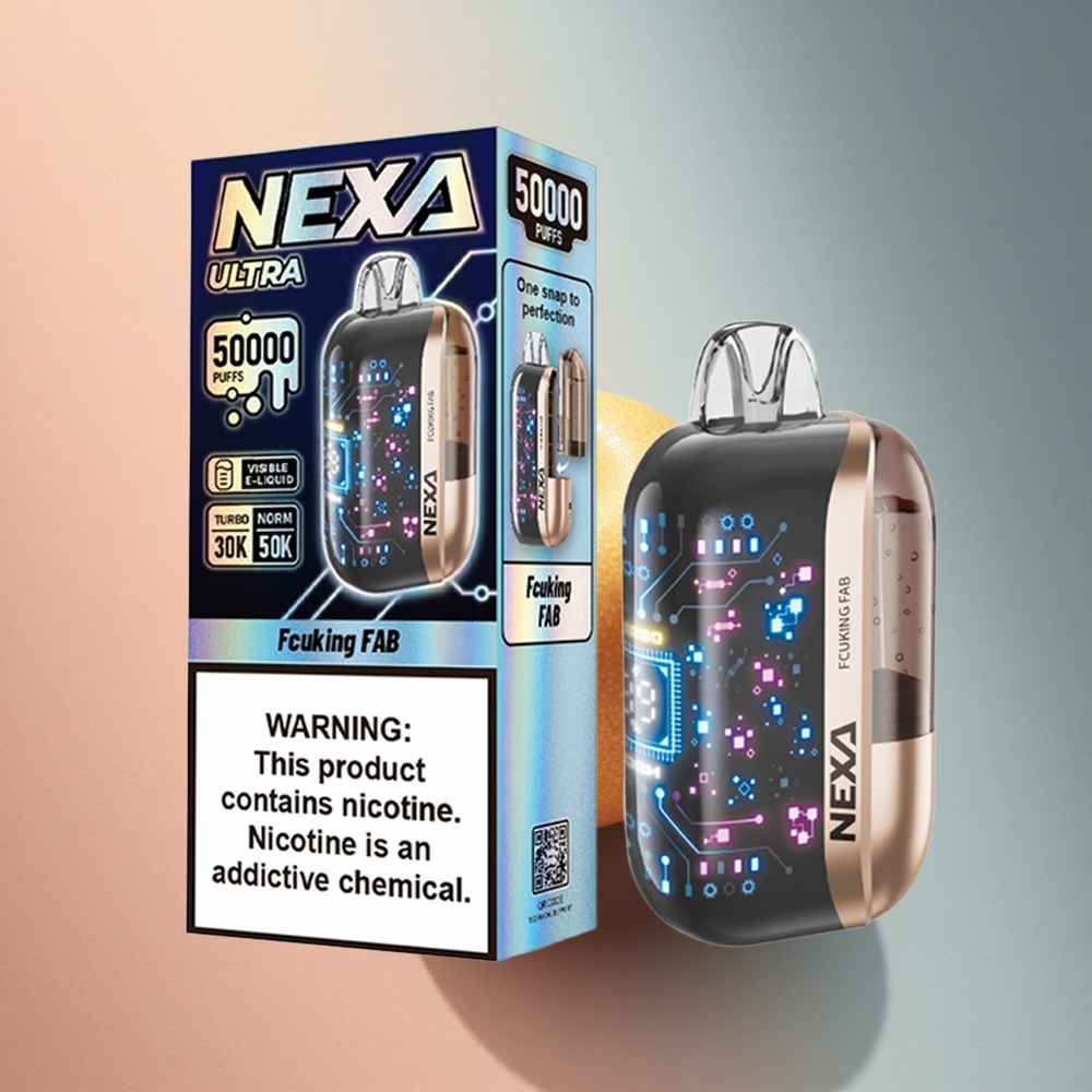 NEXA Ultra 50000 Puffs Vinge Vapulaadija 20ml 5% nikotiini 800mAh